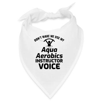 Wassergymnastik Aquatische Fitness Aqua Exercise - Bandana - Weiß - Vorne
