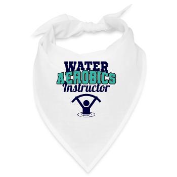 Wassergymnastik Instruktor Aquatic Fitness Trainer - Bandana - Weiß - Vorne