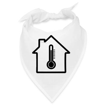 Heizungsthermometer für zu Hause - Bandana - Weiß - Vorne