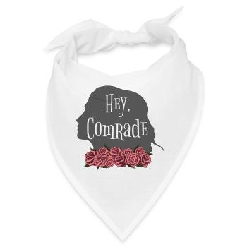 Rose Hathaway Zitat "Hey, Comrade" Vampire Academy - Bandana - Weiß - Vorne