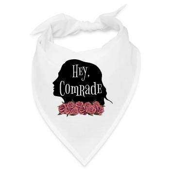 Rose Hathaway Zitat "Hey, Comrade" Vampire Academy - Bandana - Weiß - Vorne