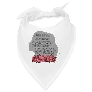 Rose Hathaway, Zen life lessons, Vampire Academy - Bandana - Weiß - Vorne