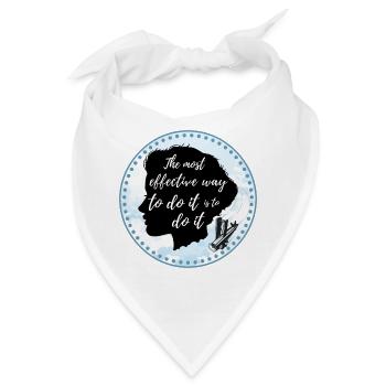 Amelia Earhart motivational - Bandana - Weiß - Vorne