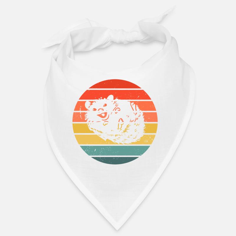 Hedgie Retro Sunset Hérisson Bandana