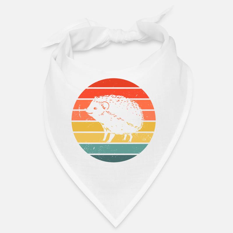 Hedgie Retro Sunset Hérisson Bandana