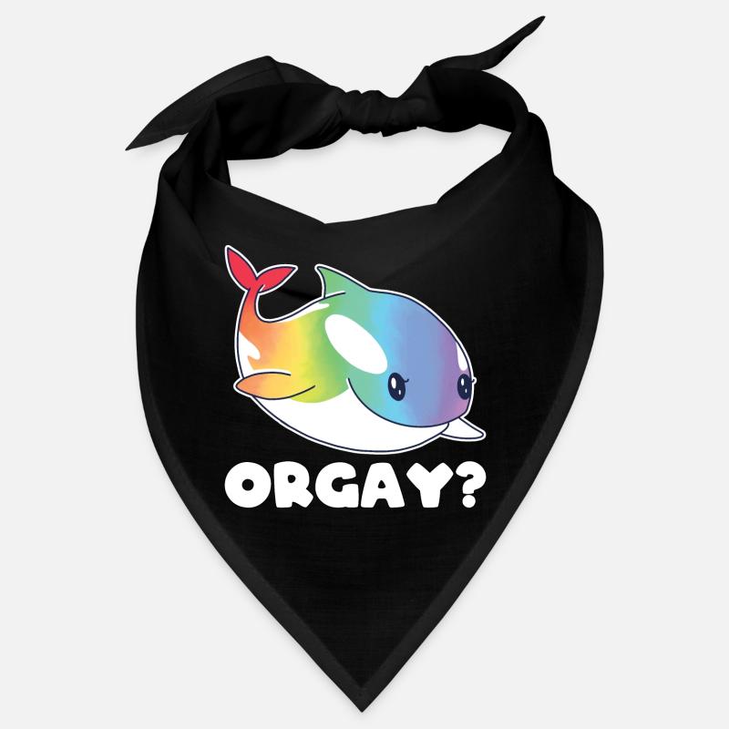 Orca Rainbow LGBTQ Cadeau Bandana