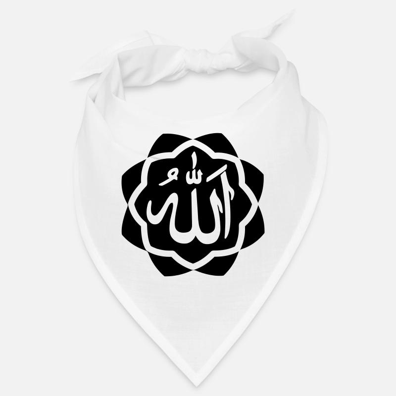 Logo d’Allah Dieu dans le cadre Bandana
