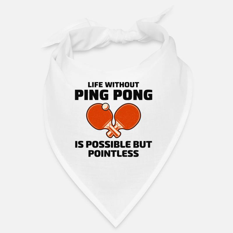 Ping Pong Master Table Tennis Coach Paddle Player Bandana