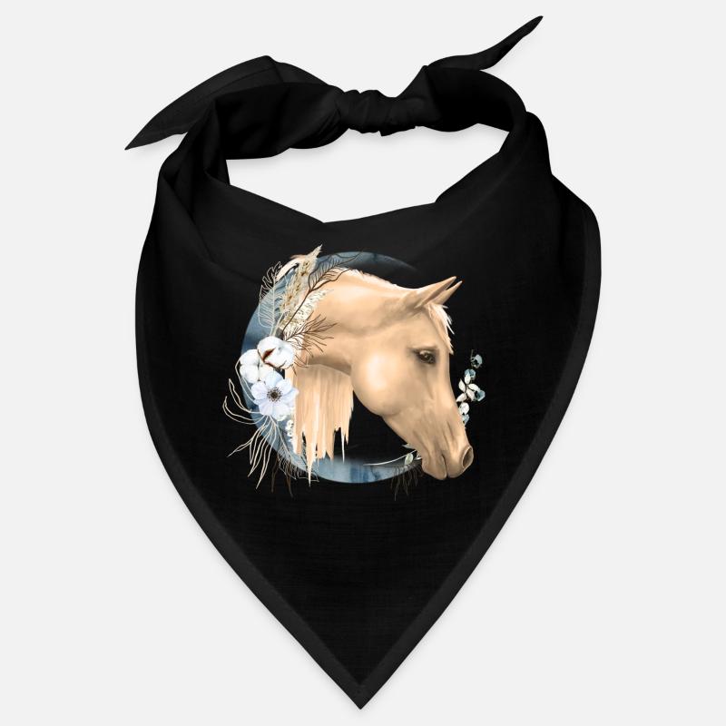 Pferdemotiv Reiten Pferde Mädchen Geschenkidee Bandana