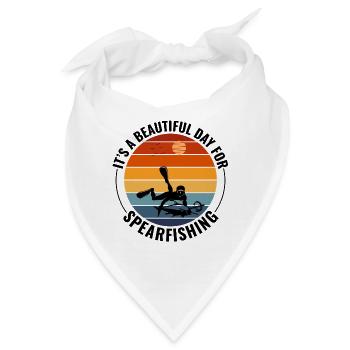 Speerfischen Speerfischen Speerfischer Fischen - Bandana - Weiß - Vorne