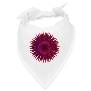 Vektor Blume - Bandana - Weiß - Vorne