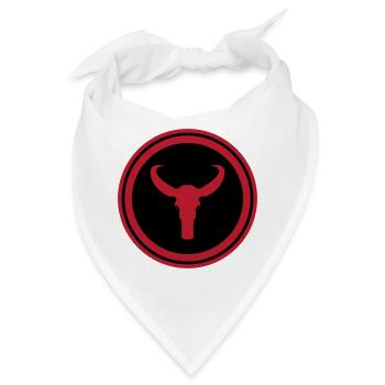 Bulle Skelett - Bandana - Weiß - Vorne