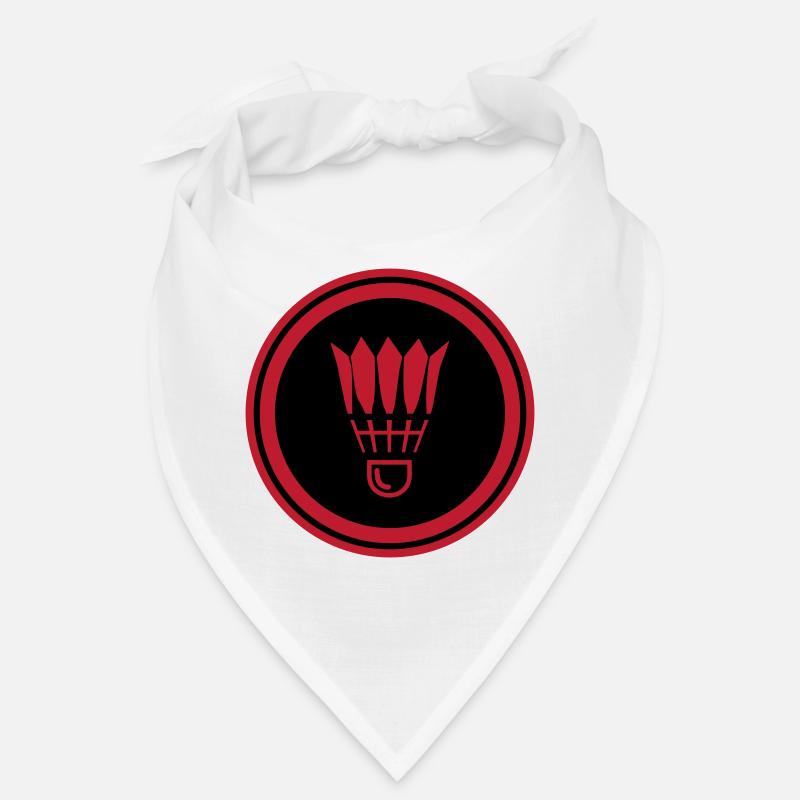 Badminton Symbol - Bandana - Weiß
