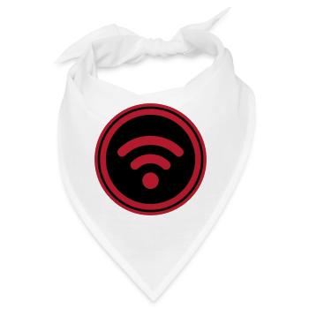 Wlan Internet - Bandana - Weiß - Vorne