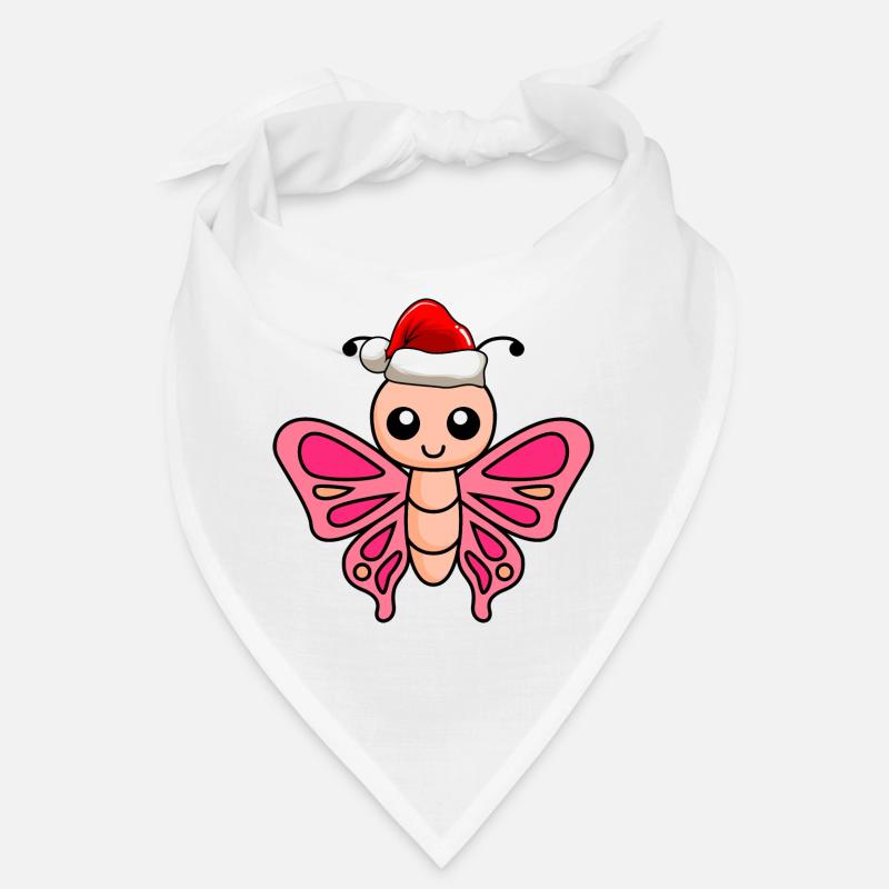 Butterfly Comic Christmas Bandana