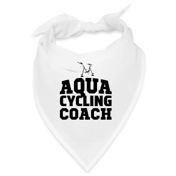 Aqua Cycling Schwimmbad Fitness Training Coach - Bandana - Weiß - Vorne