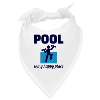 Wassergymnastik Aqua Fitness Aqua Exercise Pool - Bandana - Weiß - Vorne