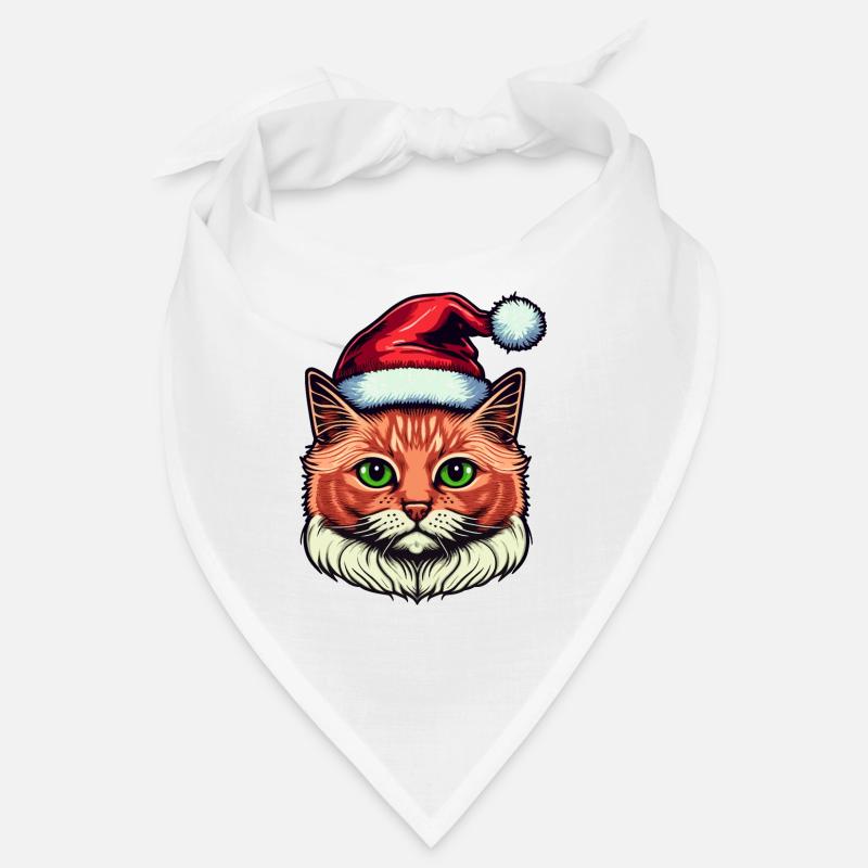 Schönes Weihnachtskatzendesign, ein ausgezeichnetes Bandana