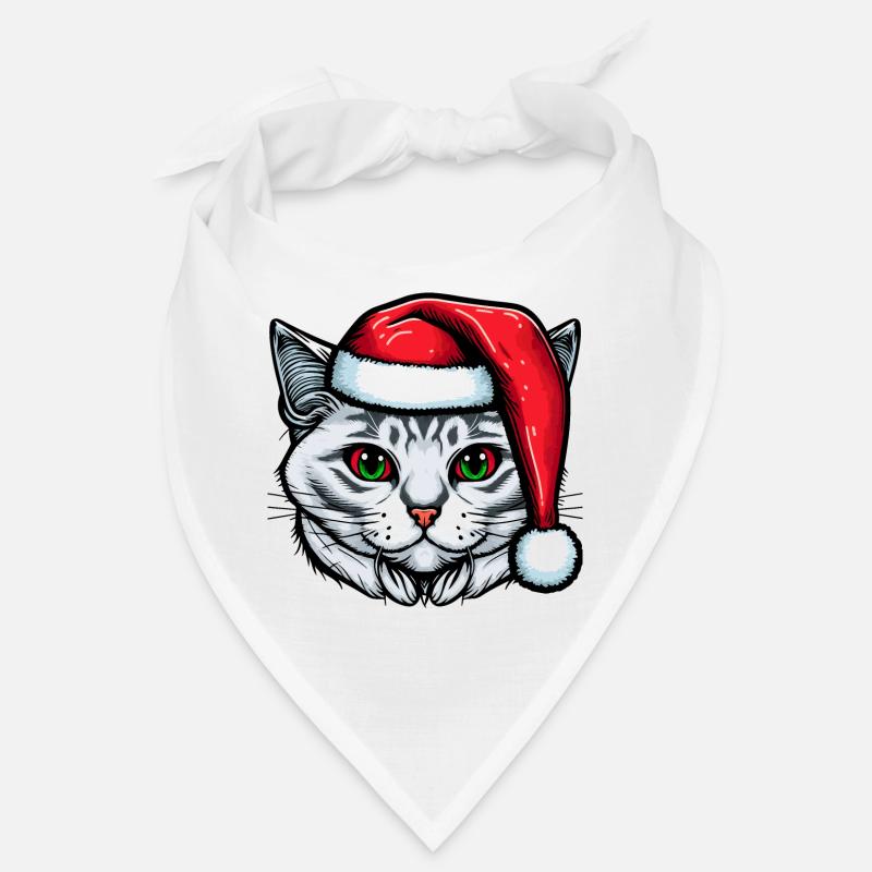 Superbe design de chaton d’hiver, le cadeau de Noël idéal Bandana
