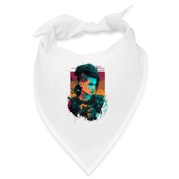 Schöne Science Fiction Frauen die Einfache - Bandana - Weiß - Vorne