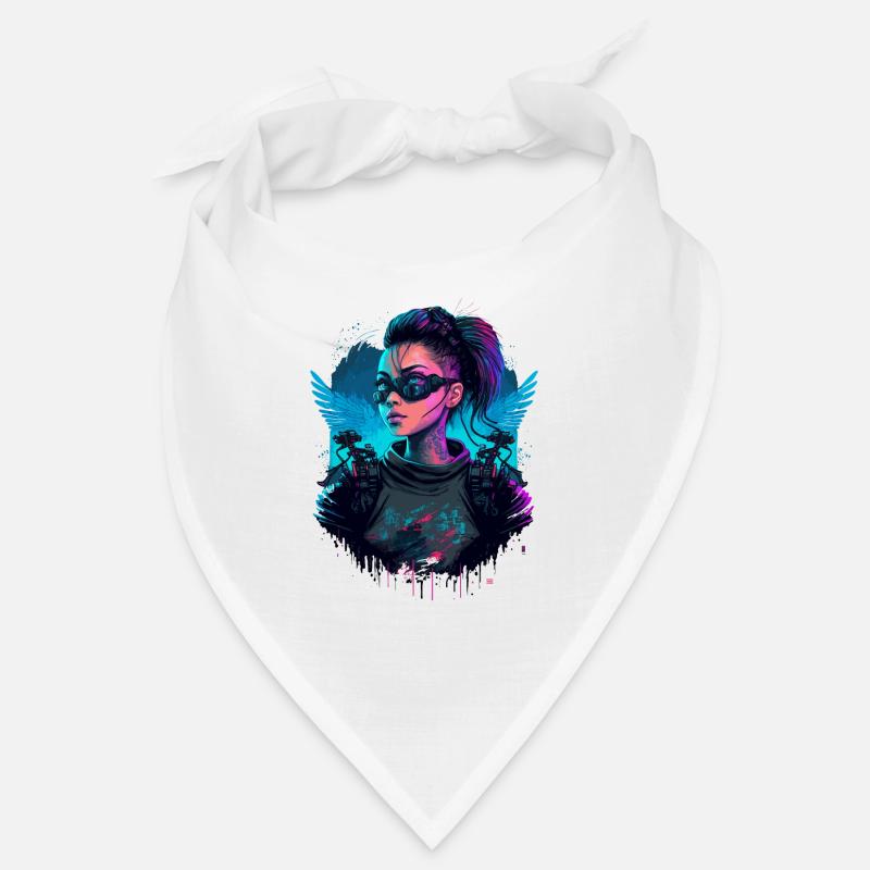 Belle science-fiction Dame le simple présent Bandana