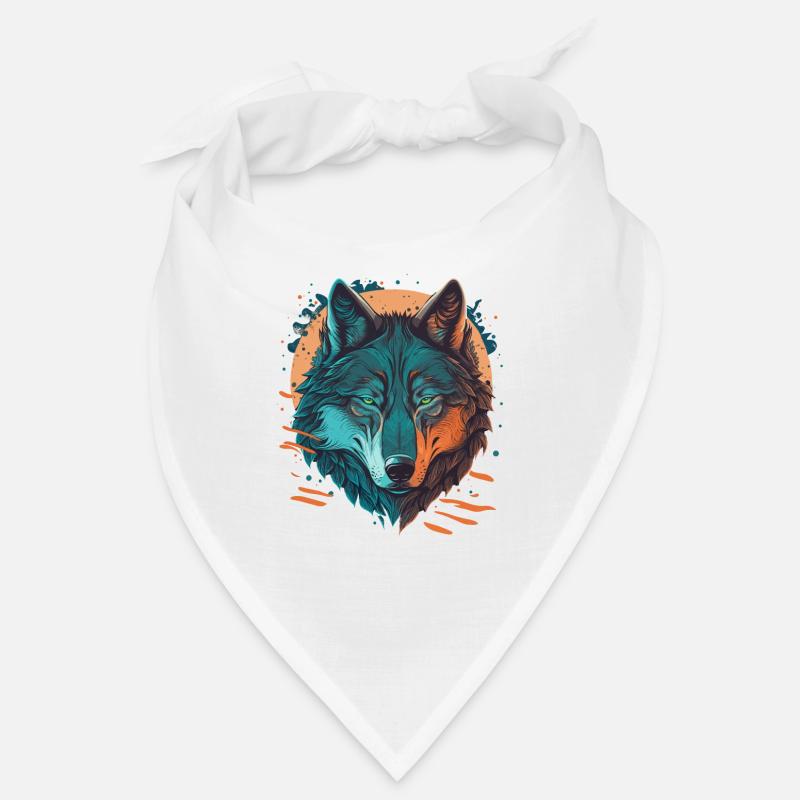 Erstaunliches Design eines Wolfes Bandana