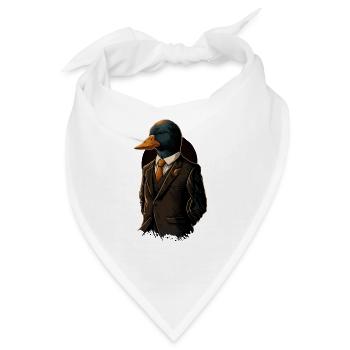 Prof. Dr. Duck - Bandana - Weiß - Vorne