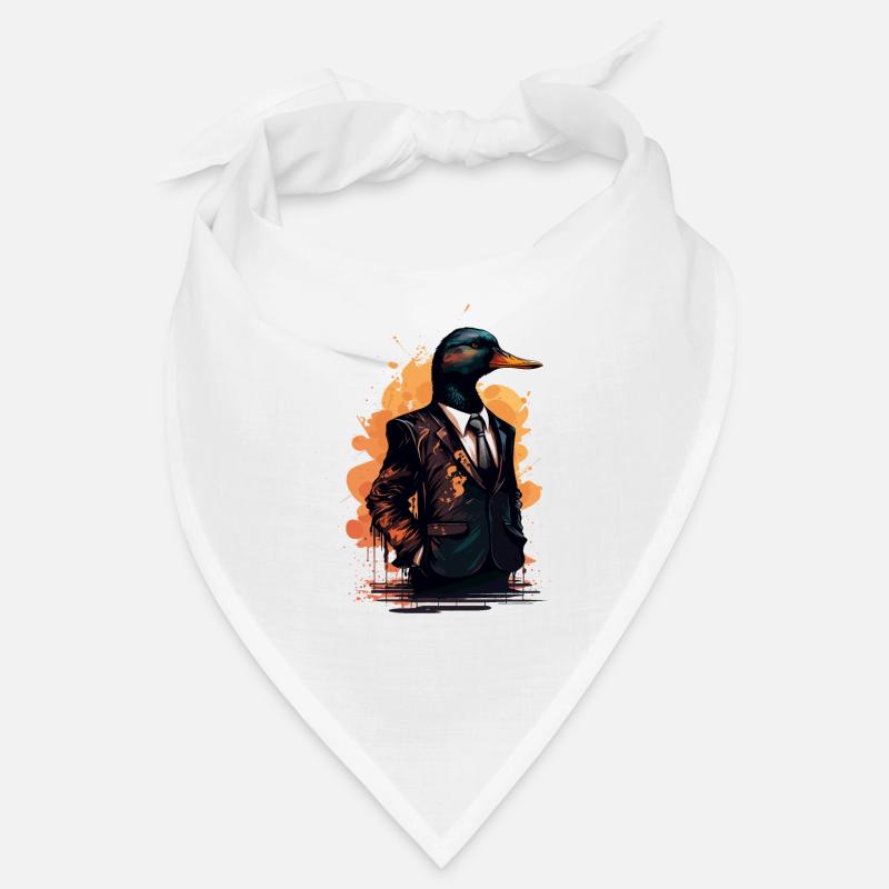 Suit wearing Duck Bandana