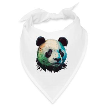 Gesicht des Pandas - Bandana - Weiß - Vorne