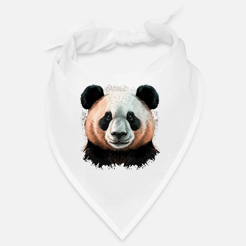 Panda Head Bandana