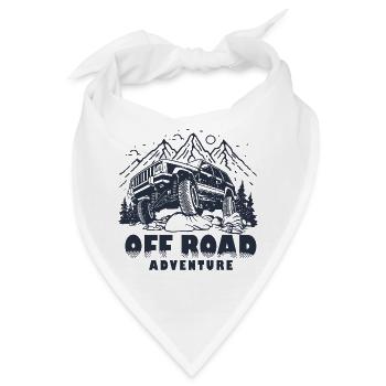 4X4 Sportabenteuer 4x4 wild - Bandana - Weiß - Vorne