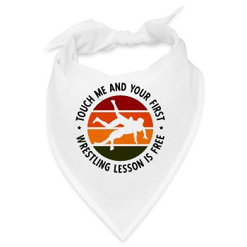 Grappling Martial Arts Wrestling - Bandana - Weiß - Vorne
