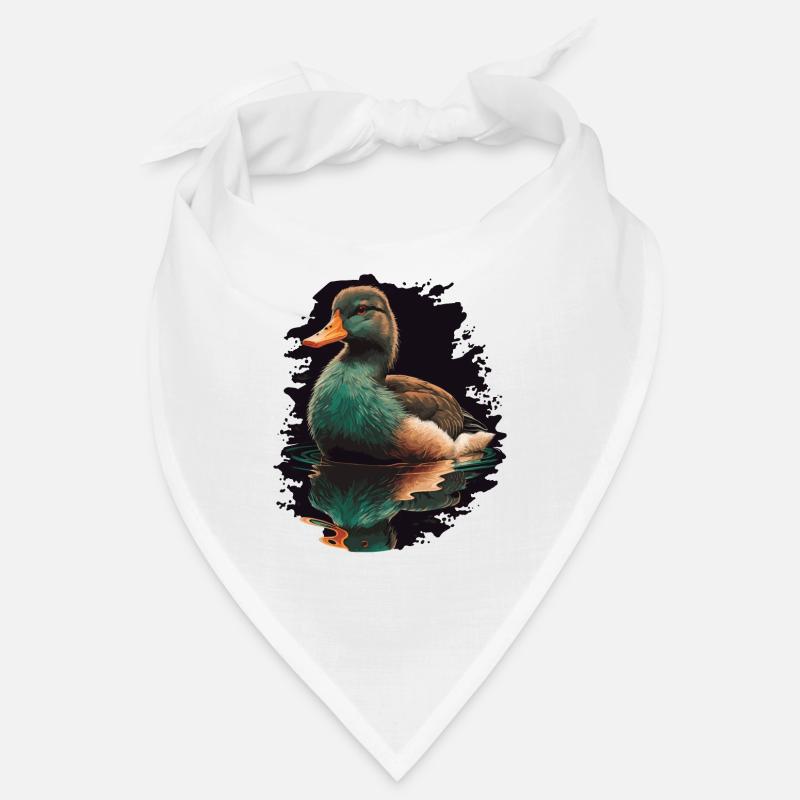 Reflet du canard dans l’eau Bandana