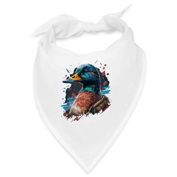 Jäger Ente - Bandana - Weiß - Vorne