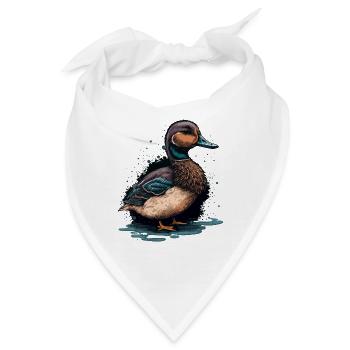 Schöne Ente - Bandana - Weiß - Vorne
