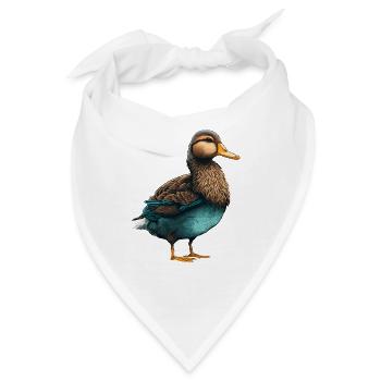 Enten sind Vögel - Bandana - Weiß - Vorne