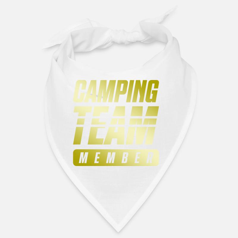 Camping Team - Bandana - Weiß