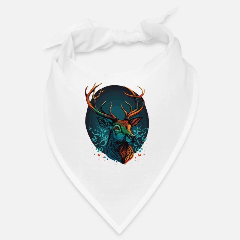 Conception de la tête de cerf Bandana