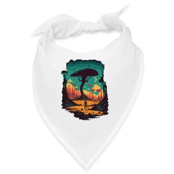 ästhetisch - Bandana - Weiß - Vorne