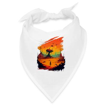 farbenfroh - Bandana - Weiß - Vorne