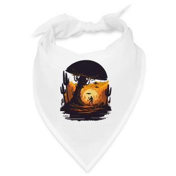 Nicht von dieser Welt - Bandana - Weiß - Vorne