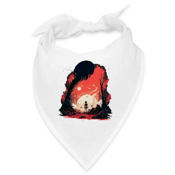 Humanoide Aliens - Bandana - Weiß - Vorne