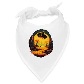 Vintage Science Fiction - Bandana - Weiß - Vorne
