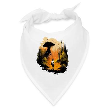 Nicht von dieser Welt - Bandana - Weiß - Vorne