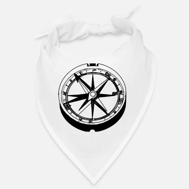 maritime compass for sailing and navigation Bandana