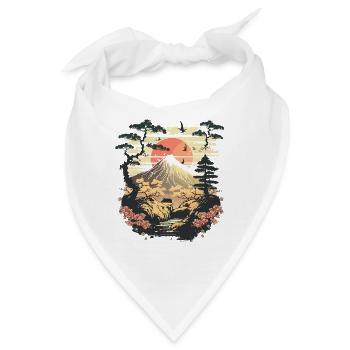 Asien Liebe - Bandana - Weiß - Vorne