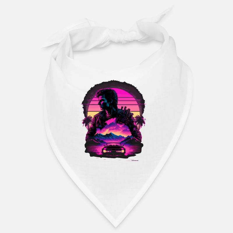 Synthwave Art Bandana