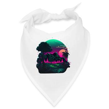Giftiges Land - Bandana - Weiß - Vorne