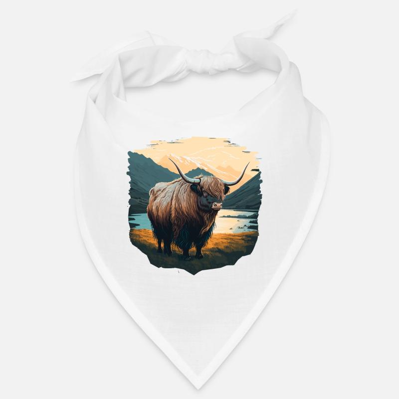 Yak avec lac Bandana