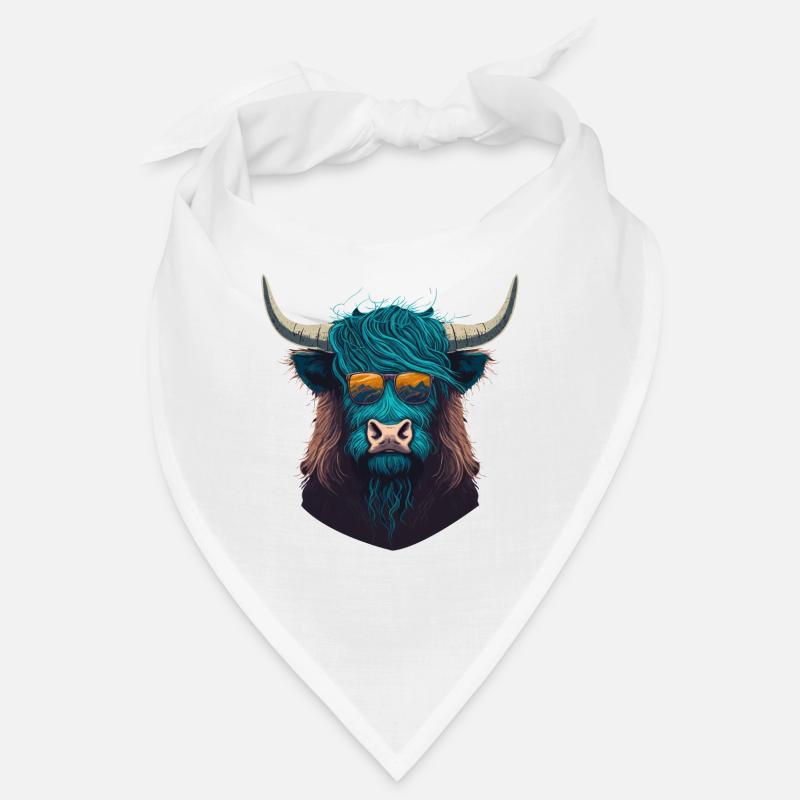 Yak mit Sunclasses Bandana